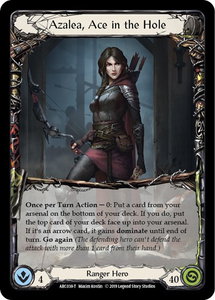 Azalea, Ace in the Hole // Teklo Plasma Pistol - Arcane Rising (ARC) #ARC038 // ARC003 - Token Flesh and Blood Trading Card