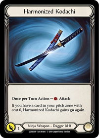 Harmonized Kodachi - LGS003 - Flesh and Blood: Promo Cards (PR) #LGS003 - Promo Flesh and Blood Trading Card