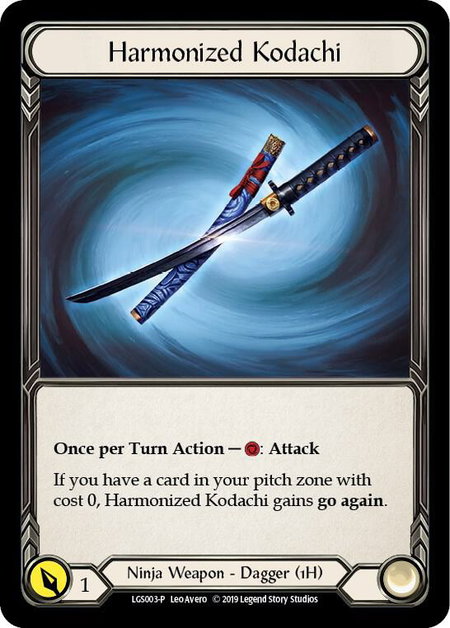 Harmonized Kodachi - LGS003 - Flesh and Blood: Promo Cards Flesh and Blood trading card