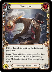 Over Loop (Yellow) - Arcane Rising (ARC) #ARC021 - Common Flesh and Blood Trading Card