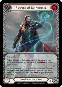 Blessing of Deliverance (Red) - LGS006 - Flesh and Blood: Promo Cards (PR) #LGS006 - Promo Flesh and Blood Trading Card