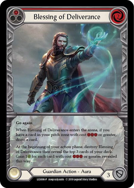 Blessing of Deliverance (Red) - LGS006 - Flesh and Blood: Promo Cards Flesh and Blood trading card
