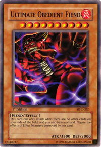 Ultimate Obedient Fiend - Magician's Force (MFC) #MFC-082 - Common / Short Print YuGiOh Trading Card