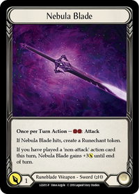 Nebula Blade - LGS011 - Flesh and Blood: Promo Cards (PR) #LGS011 - Promo Flesh and Blood Trading Card