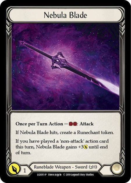 Nebula Blade - LGS011 - Flesh and Blood: Promo Cards Flesh and Blood trading card