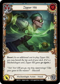 Zipper Hit (Blue) - Arcane Rising (ARC) #ARC031 - Common Flesh and Blood Trading Card