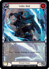 Voltic Bolt (Red) - LGS016 - Flesh and Blood: Promo Cards (PR) #LGS016 - Promo Flesh and Blood Trading Card