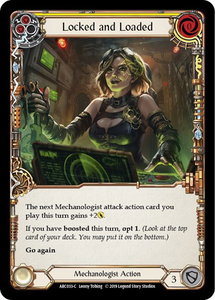 Locked and Loaded (Yellow) - Arcane Rising (ARC) #ARC033 - Common Flesh and Blood Trading Card