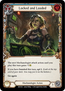Locked and Loaded (Blue) - Arcane Rising (ARC) #ARC034 - Common Flesh and Blood Trading Card