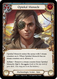 Optekal Monocle - Arcane Rising (ARC) #ARC037 - Common Flesh and Blood Trading Card