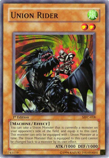 Union Rider - Magician's Force YuGiOh trading card
