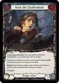 Nock the Deathwhistle - Arcane Rising (ARC) #ARC046 - Super Rare Flesh and Blood Trading Card