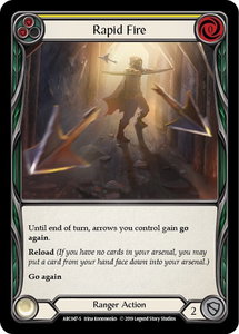 Rapid Fire - Arcane Rising (ARC) #ARC047 - Super Rare Flesh and Blood Trading Card