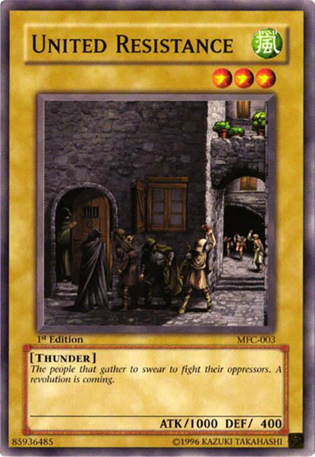 United Resistance - Magician's Force YuGiOh trading card