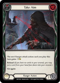 Take Aim (Red) - Arcane Rising (ARC) #ARC054 - Rare Flesh and Blood Trading Card