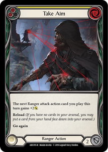 Take Aim (Yellow) - Arcane Rising (ARC) #ARC055 - Rare Flesh and Blood Trading Card