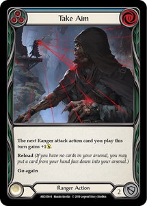Take Aim (Blue) - Arcane Rising (ARC) #ARC056 - Rare Flesh and Blood Trading Card