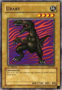 Uraby - The Legend of Blue Eyes White Dragon (LOB) #LOB-069 - Common / Short Print YuGiOh Trading Card