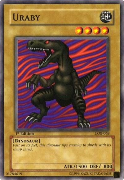 Uraby - The Legend of Blue Eyes White Dragon YuGiOh trading card