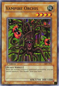 Vampire Orchis - Magician's Force (MFC) #MFC-014 - Common / Short Print YuGiOh Trading Card