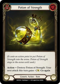 Potion of Strength - Hero Deck: Bravo (BVO) #BVO028 - Rare Flesh and Blood Trading Card