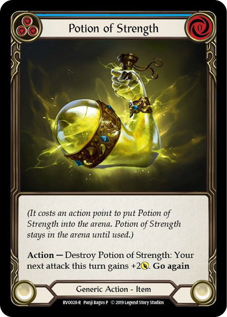 Potion of Strength - Hero Deck: Bravo Flesh and Blood trading card