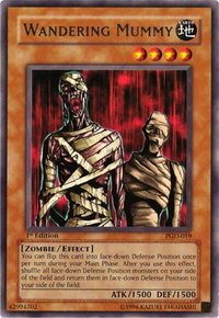 Wandering Mummy - Pharaonic Guardian (PGD) #PGD-019 - Rare YuGiOh Trading Card
