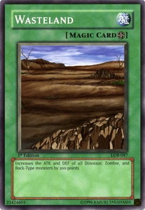 Wasteland - The Legend of Blue Eyes White Dragon (LOB) #LOB-047 - Common / Short Print YuGiOh Trading Card