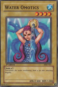 Water Omotics - Metal Raiders (MRD) #MRD-021 - Common / Short Print YuGiOh Trading Card
