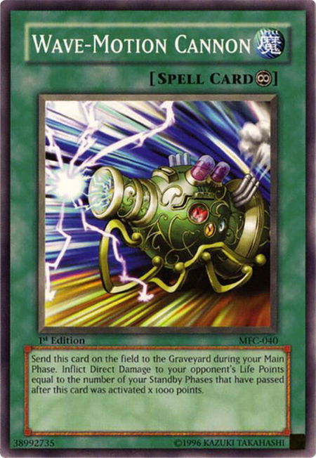 Wave-Motion Cannon - Magician's Force YuGiOh trading card