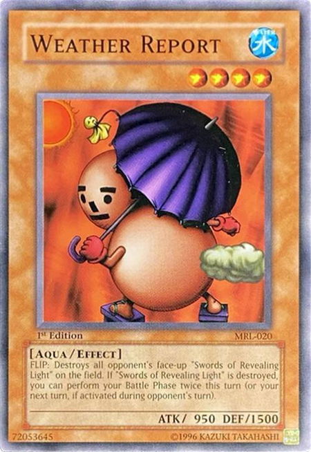 Weather Report - Magic Ruler YuGiOh trading card