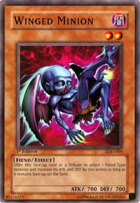 Winged Minion - Legacy of Darkness (LOD) #LOD-005 - Common / Short Print YuGiOh Trading Card