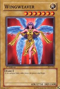 Wingweaver trading card from Pharaoh's Servant Wingweaver - Pharaoh's Servant YuGiOh trading card