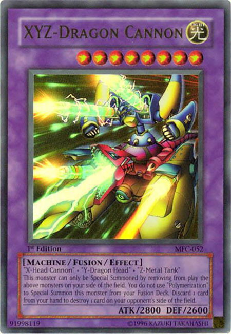 XYZ-Dragon Cannon - Magician's Force YuGiOh trading card