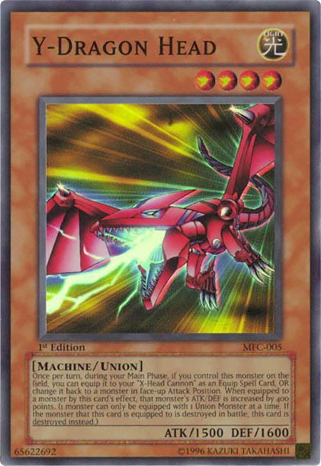 Y-Dragon Head - Magician's Force YuGiOh trading card