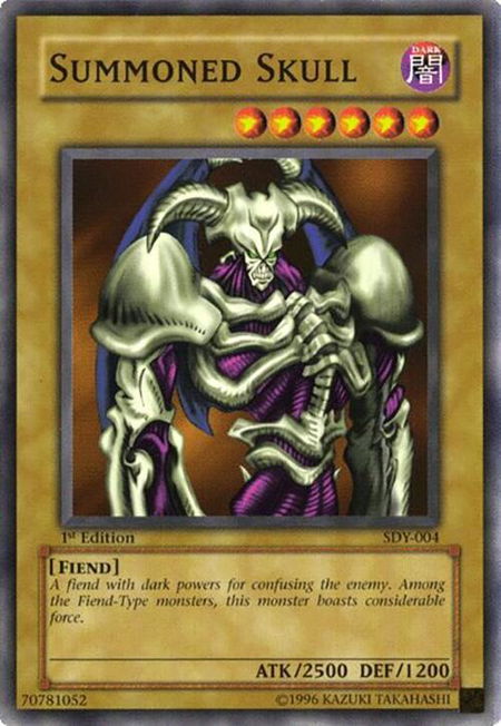 Summoned Skull - Starter Deck: Yugi YuGiOh trading card