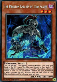 The Phantom Knights of Torn Scales - Phantom Rage (PHRA) #PHRA-EN003 - Secret Rare YuGiOh Trading Card