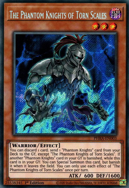 The Phantom Knights of Torn Scales - Phantom Rage YuGiOh trading card