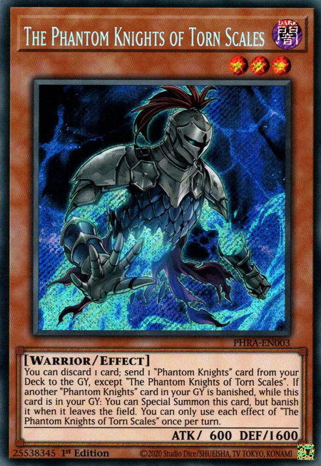 The Phantom Knights of Torn Scales - Phantom Rage YuGiOh trading card