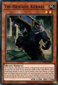 Tri-Brigade Kerass - Phantom Rage (PHRA) #PHRA-EN007 - Super Rare YuGiOh Trading Card