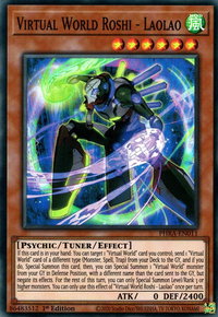 Virtual World Roshi - Laolao - Phantom Rage (PHRA) #PHRA-EN011 - Super Rare YuGiOh Trading Card