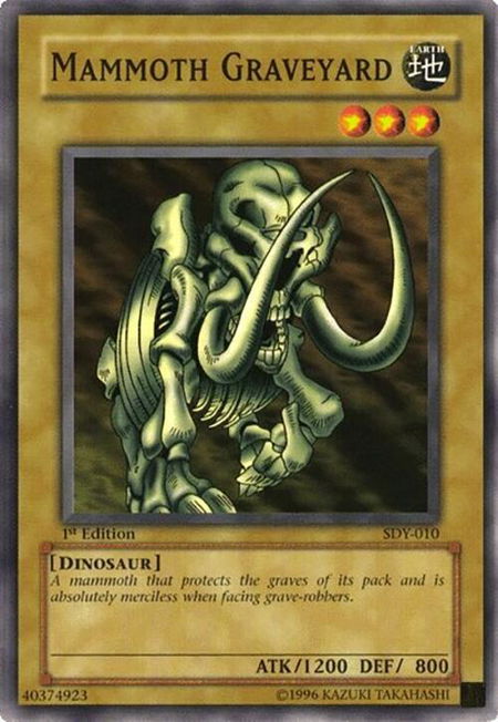Mammoth Graveyard - Starter Deck: Yugi YuGiOh trading card