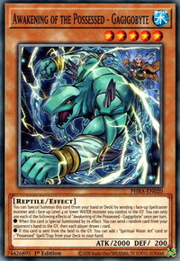 Awakening of the Possessed - Gagigobyte - Phantom Rage (PHRA) #PHRA-EN020 - Common / Short Print YuGiOh Trading Card