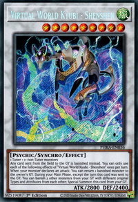 Virtual World Kyubi - Shenshen - Phantom Rage (PHRA) #PHRA-EN036 - Secret Rare YuGiOh Trading Card