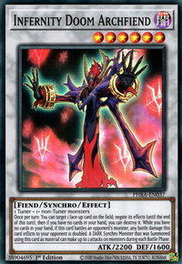 Infernity Doom Archfiend - Phantom Rage (PHRA) #PHRA-EN037 - Super Rare YuGiOh Trading Card