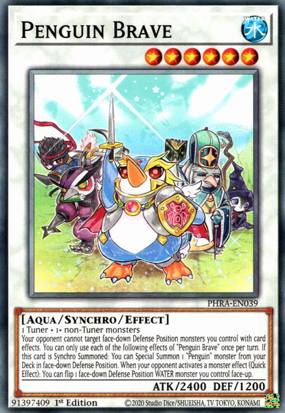 Penguin Brave - Phantom Rage YuGiOh trading card