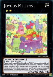 Joyous Melffys - Phantom Rage (PHRA) #PHRA-EN044 - Super Rare YuGiOh Trading Card