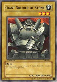 Giant Soldier of Stone - Starter Deck: Yugi (SDY) #SDY-013 - Common / Short Print YuGiOh Trading Card