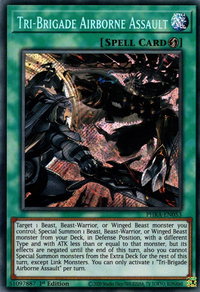 Tri-Brigade Airborne Assault - Phantom Rage (PHRA) #PHRA-EN053 - Secret Rare YuGiOh Trading Card