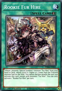 Rookie Fur Hire - Phantom Rage (PHRA) #PHRA-EN065 - Common / Short Print YuGiOh Trading Card